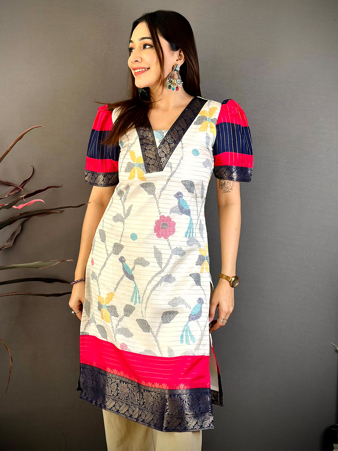 Classic Kota Doriya Ethnic Kurti