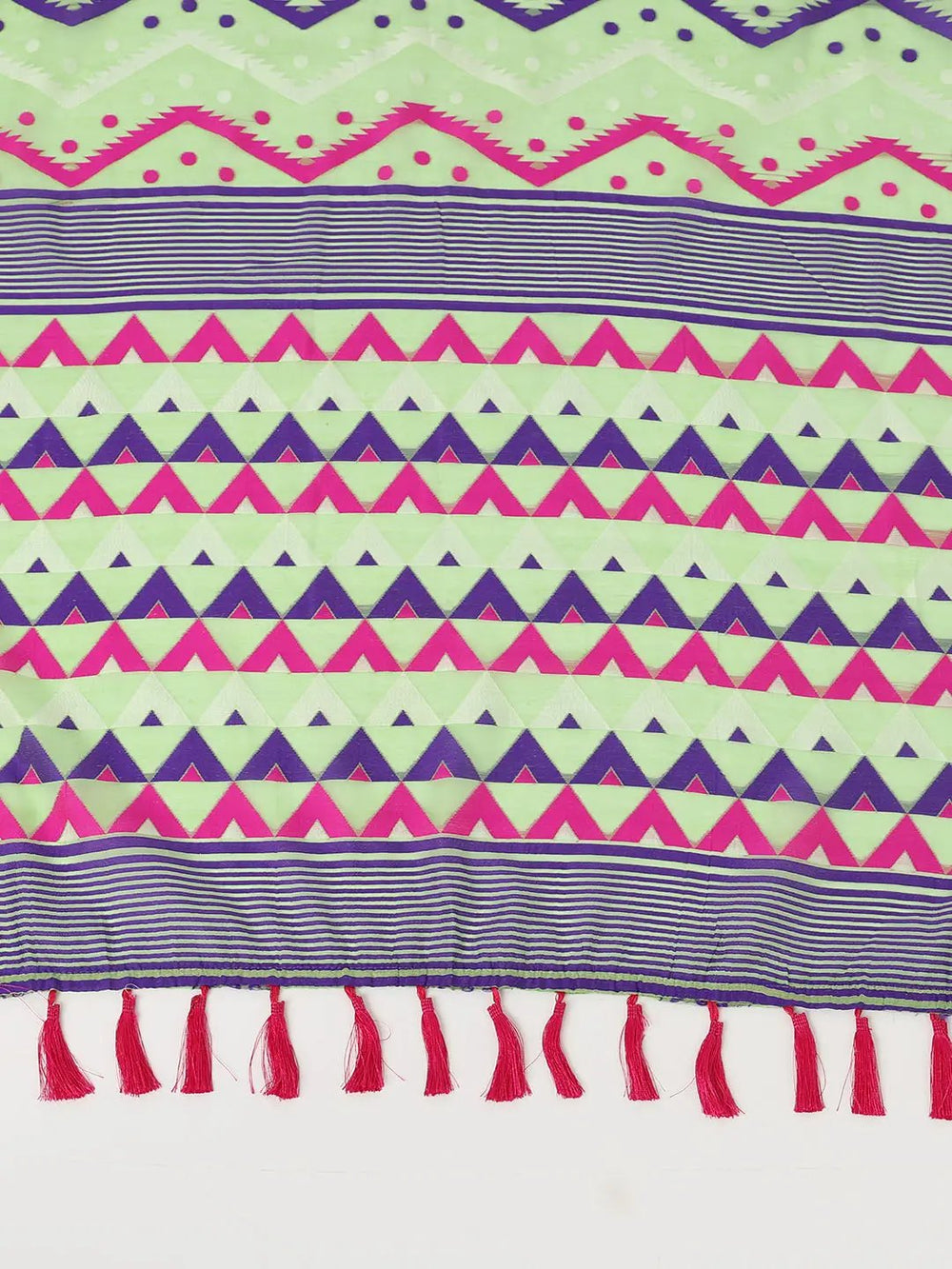  Dhakai Jamdani Cotton Silk Saree