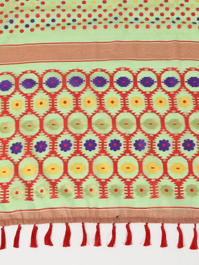  Dhakai Jamdani Cotton Silk Saree