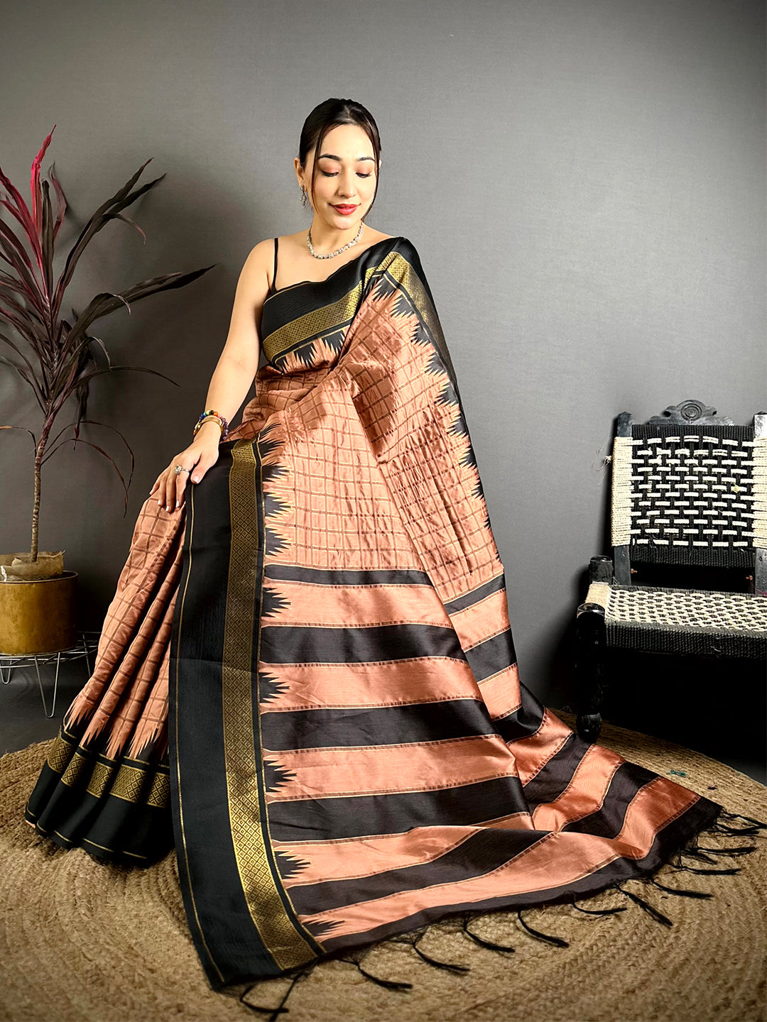 Heritage Weave Banarasi Katan Saree