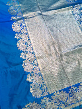 Radiant Ombre Weaving Mashru Silk Saree