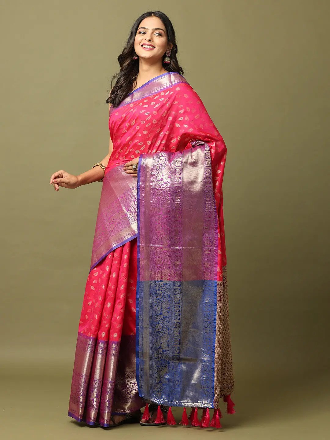 Banarasi Pattu Self Zari Weaving Saree