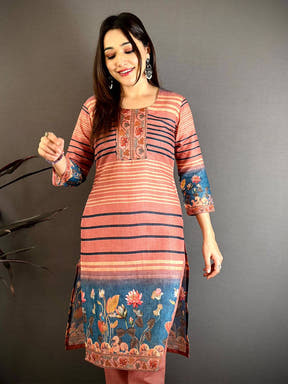 Pichwai Grace Mul Cotton Kurti