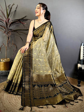 Stylish Banarasi Katan Silk Zari Saree