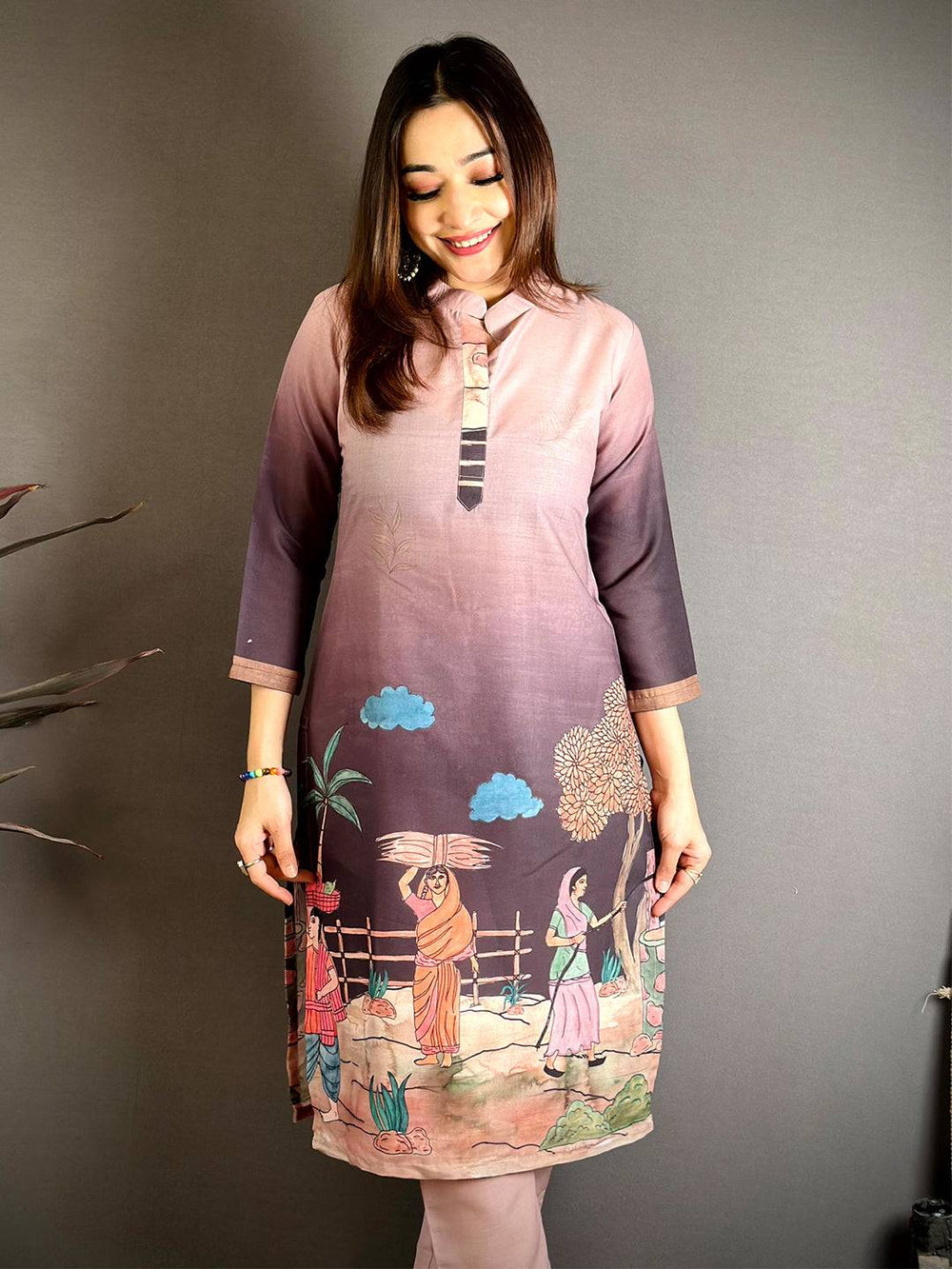 Royal Mul Cotton Collar Neck Kurti