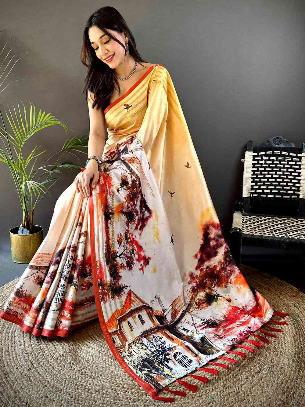 Digital Prints & Abstract Sarees