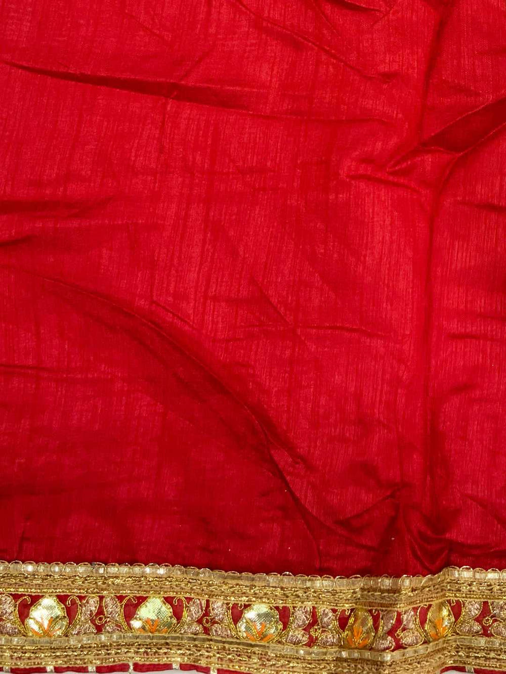 Radiant Foil Work Bandhej Chiffon Saree