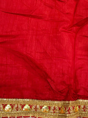 Radiant Foil Work Bandhej Chiffon Saree