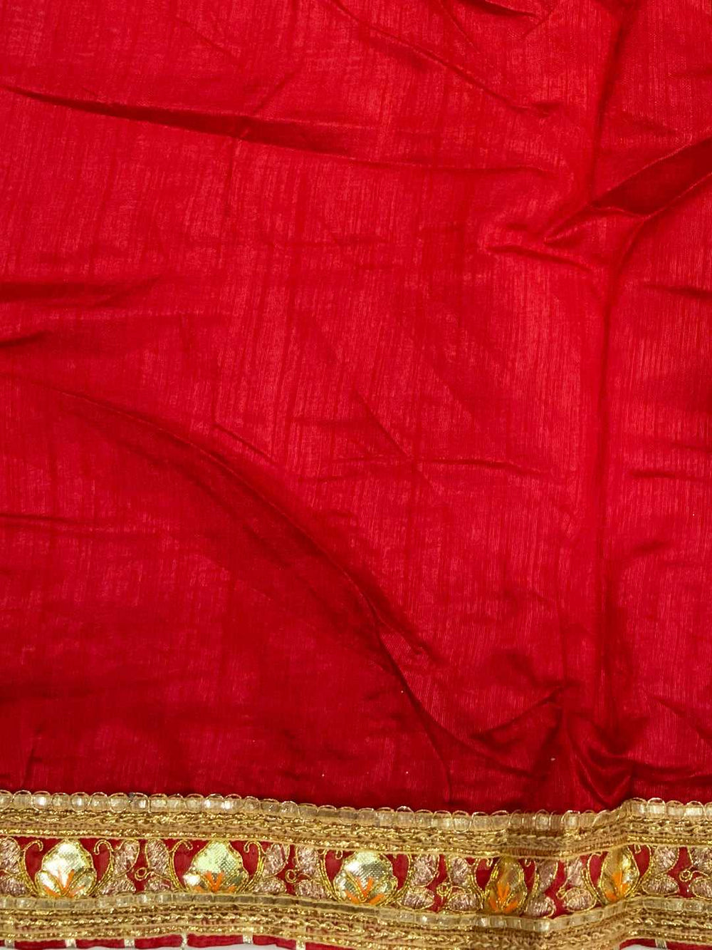 Radiant Foil Work Bandhej Chiffon Saree