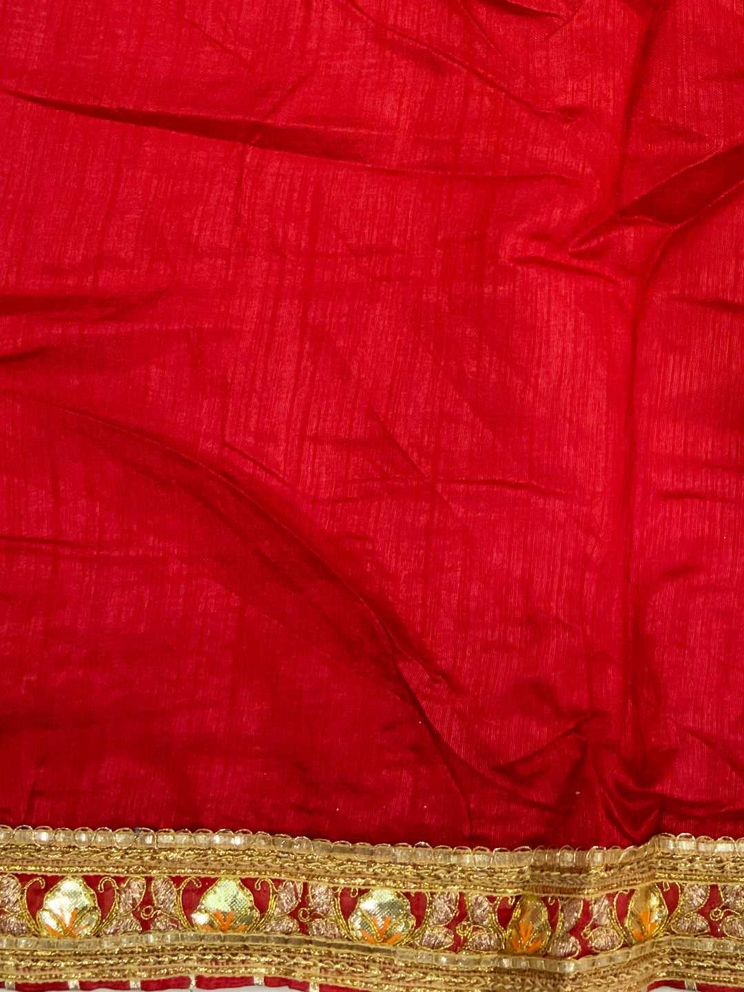 Radiant Foil Work Bandhej Chiffon Saree