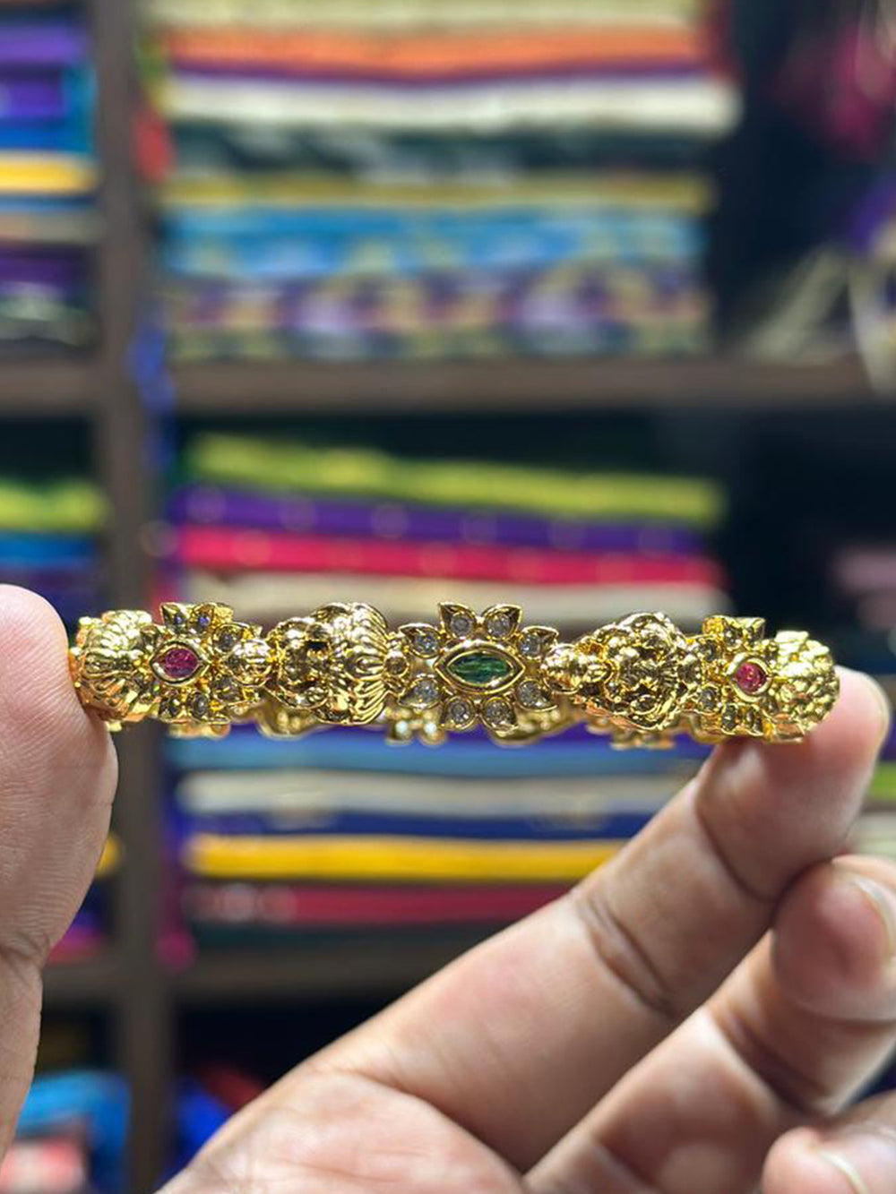 Antique Gold Heritage Bangle

