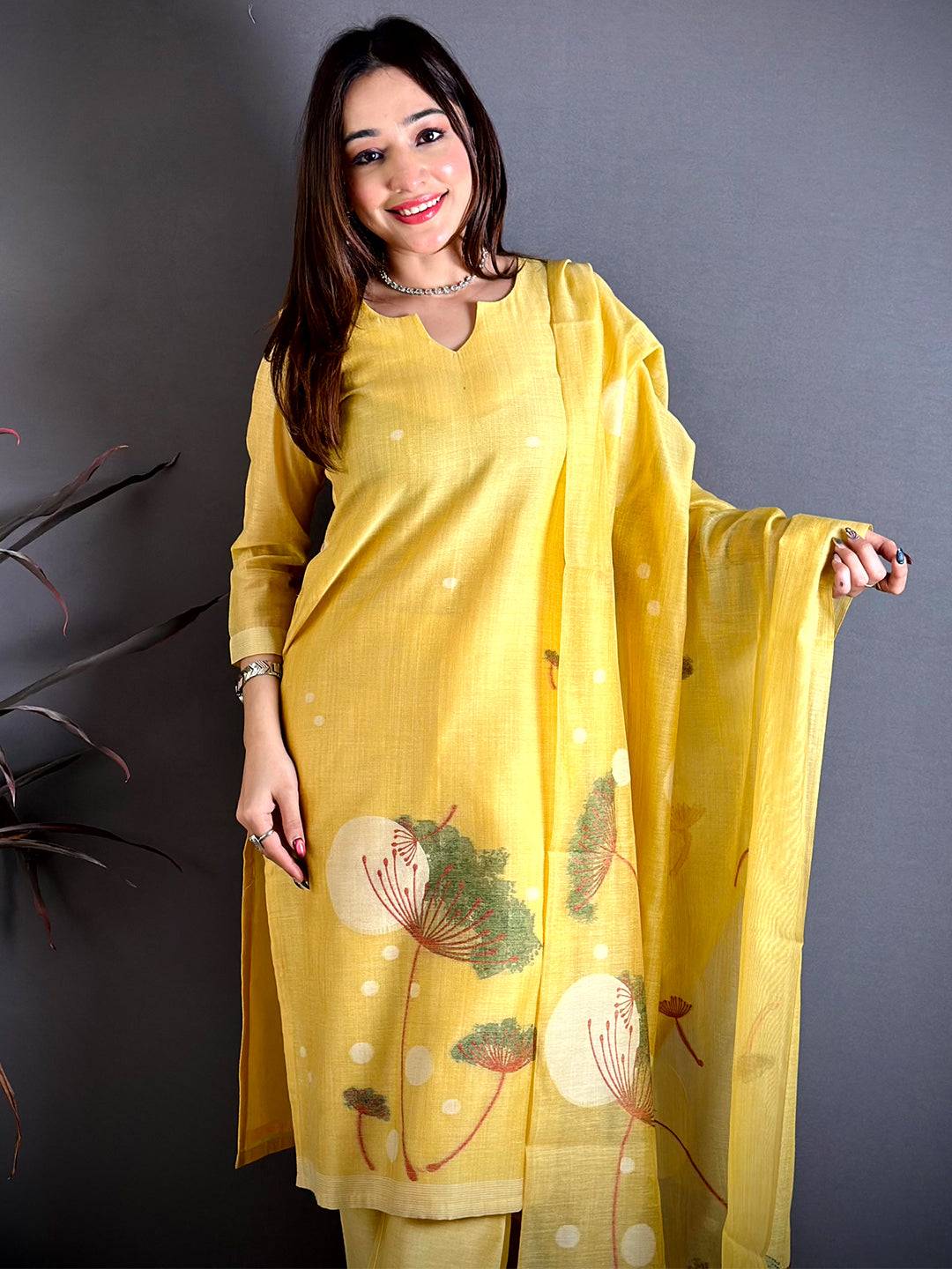 Graceful Weave Mul Cotton Dress