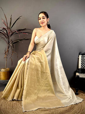 Stylish Soft Chiffon Stone Work Saree