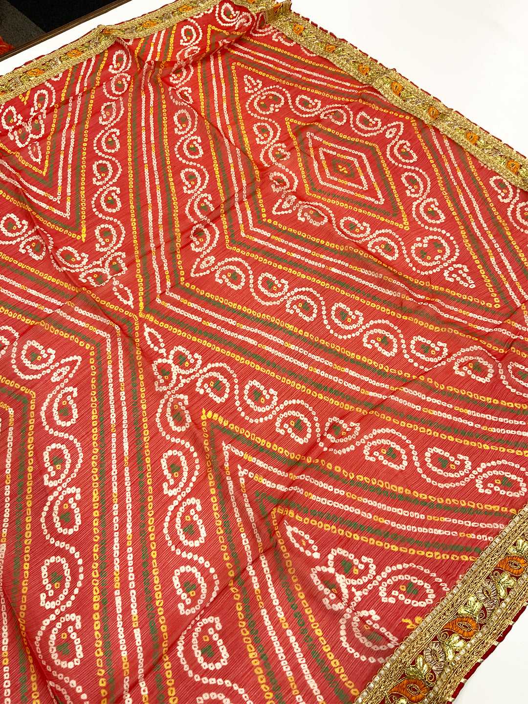 Celebration Chiffon Bandhej Saree