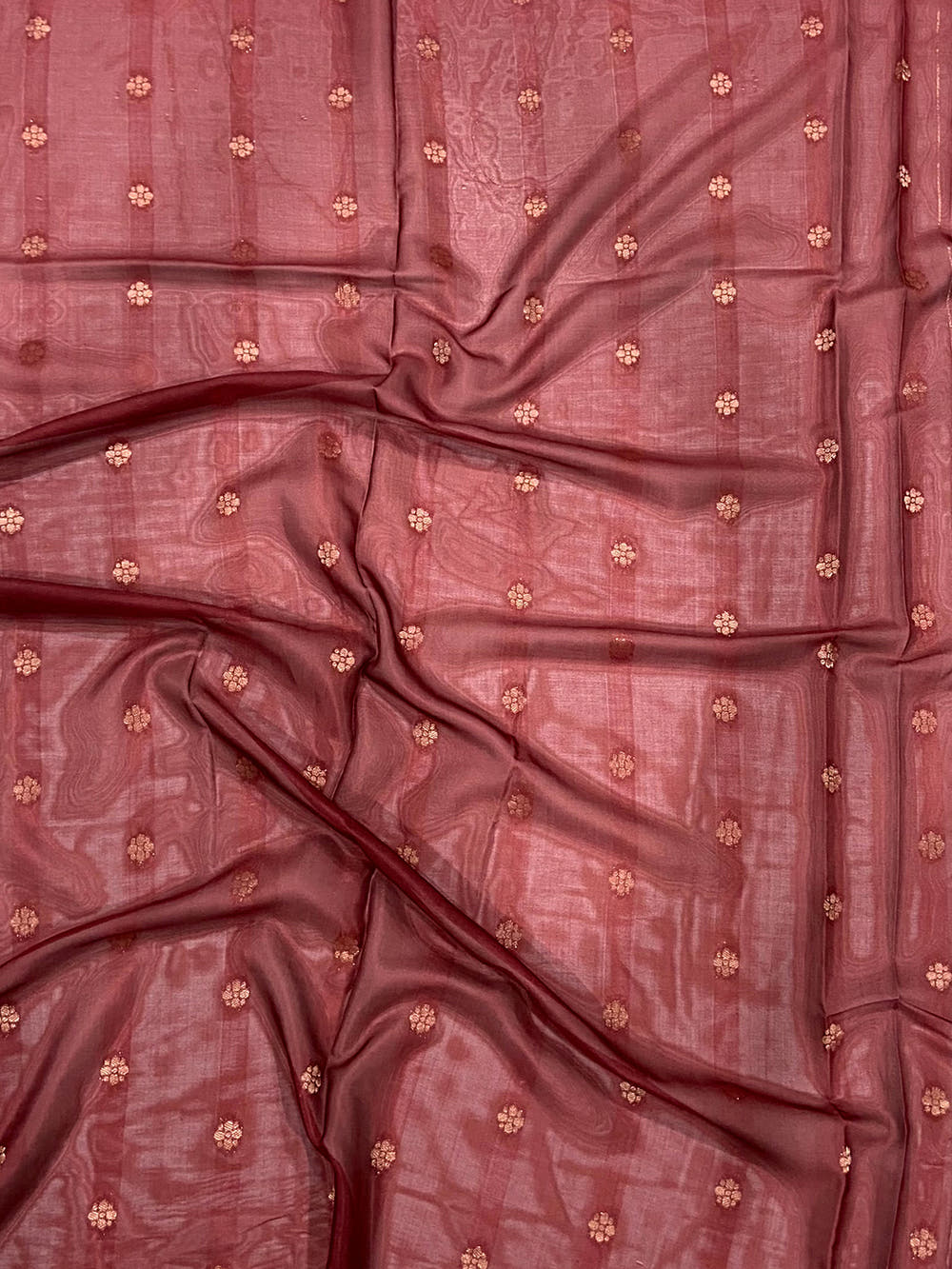 Red Soft Silk Placement Digital Print Saree