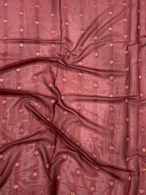 Red Soft Silk Placement Digital Print Saree