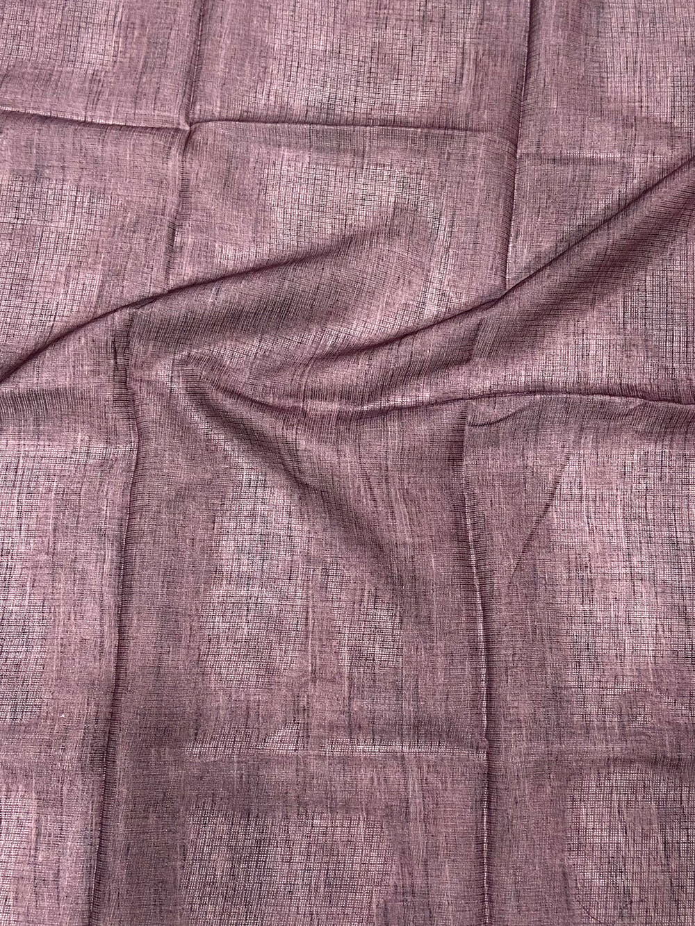 Mauve Pink Kota Floral Digital Cut Work Saree
