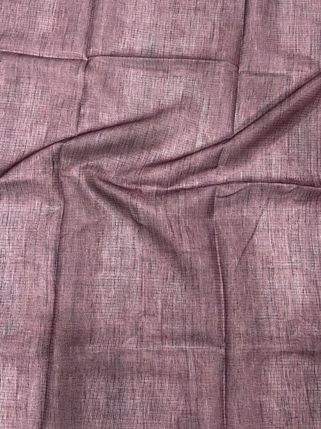 Mauve Pink Kota Floral Digital Cut Work Saree