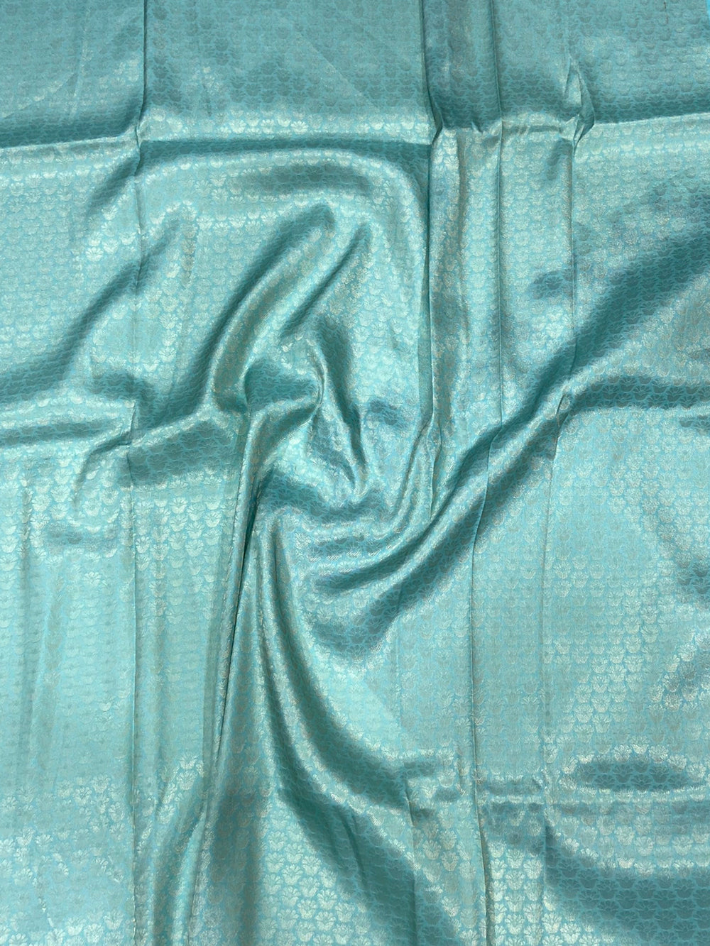 Ivory Kanjivaram Digital Silk Saree