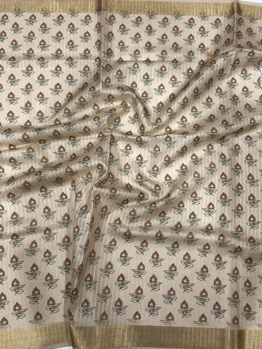 Radiant Pen Kalamkari Soft Tissue Silk Saree