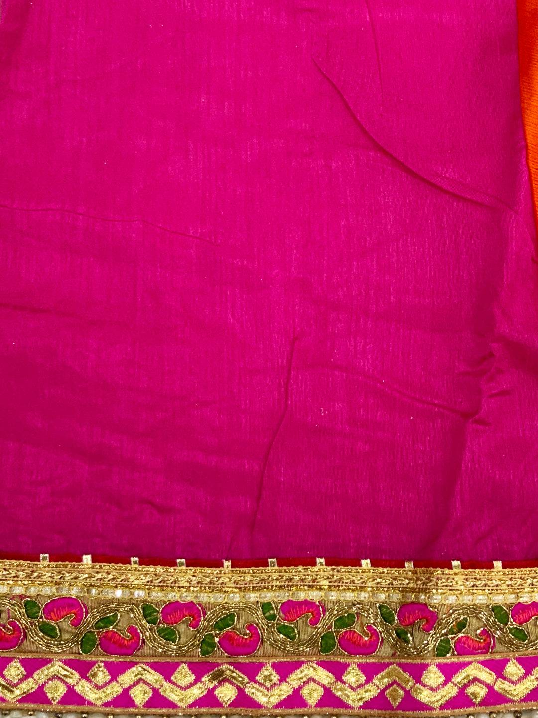 Festive Chinnon Chiffon Bandhani Saree