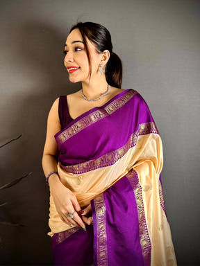 Opulent Gadwal Pure Soft Silk Saree