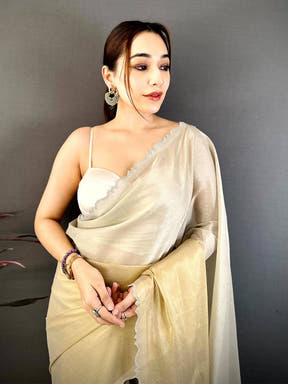 Stylish Soft Chiffon Stone Work Saree