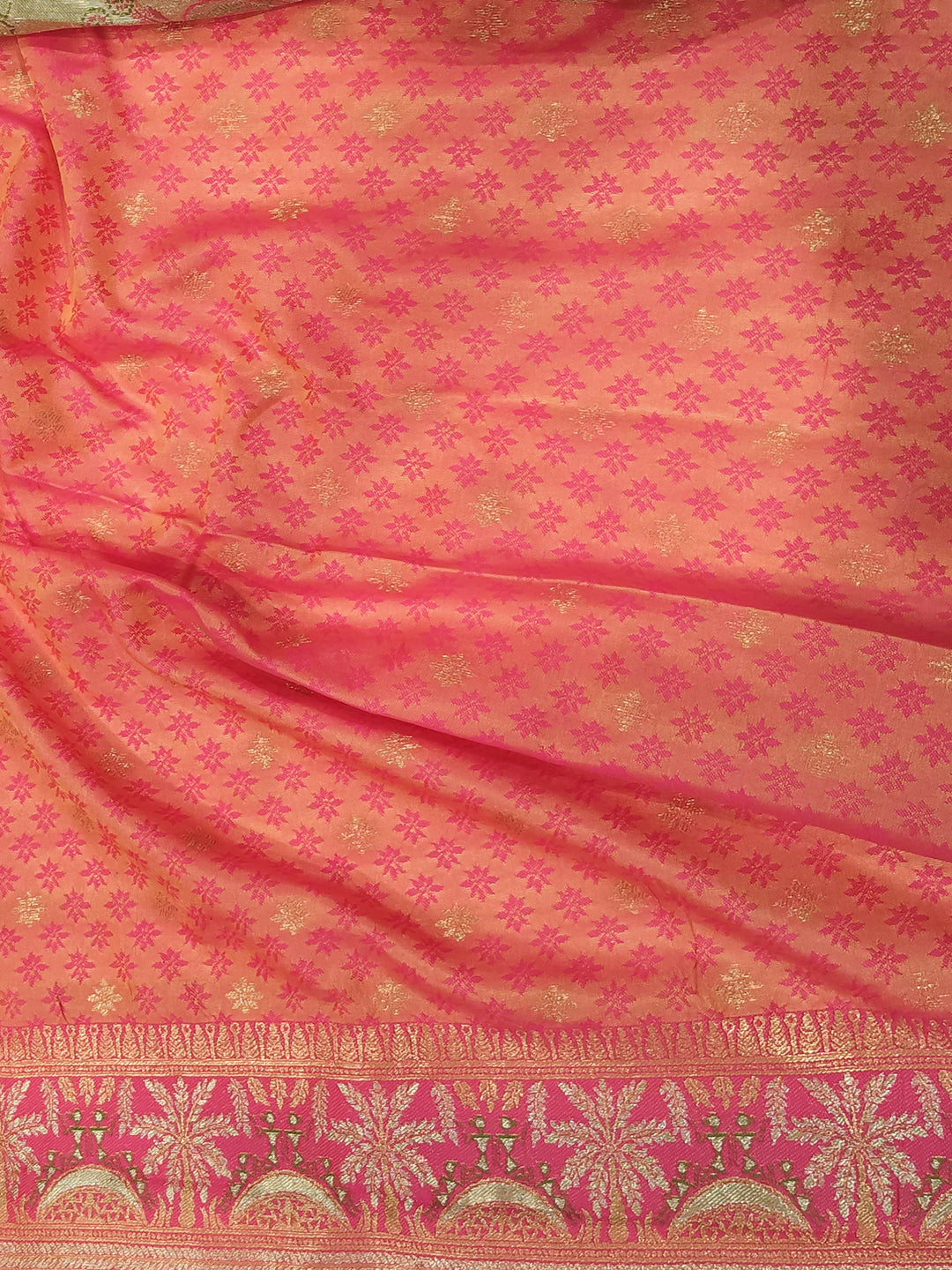 Regal Warli Gold Zari Dharamavaram Silk Saree