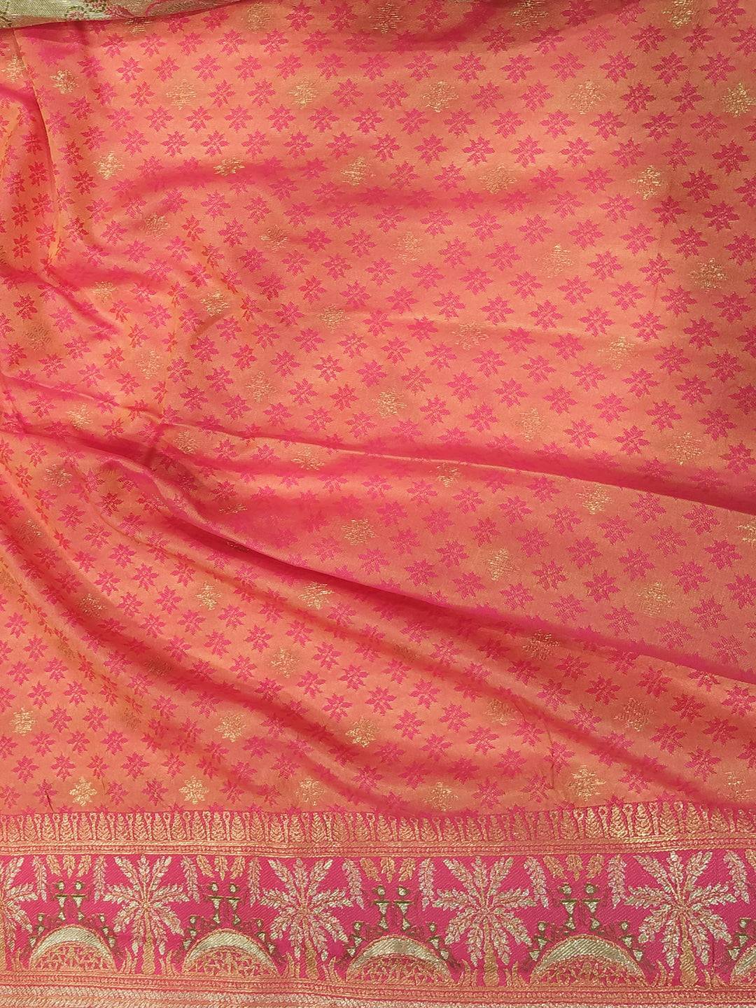 Regal Warli Gold Zari Dharamavaram Silk Saree