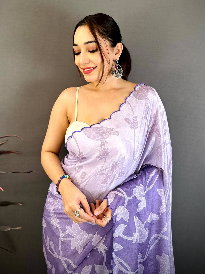 Celebrity Trend Kalamkari Tussar Saree
