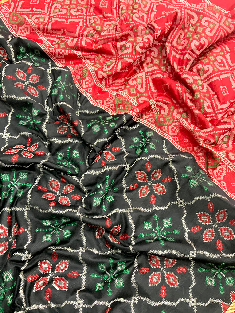 Opulent Pochampally Patola Silk Saree