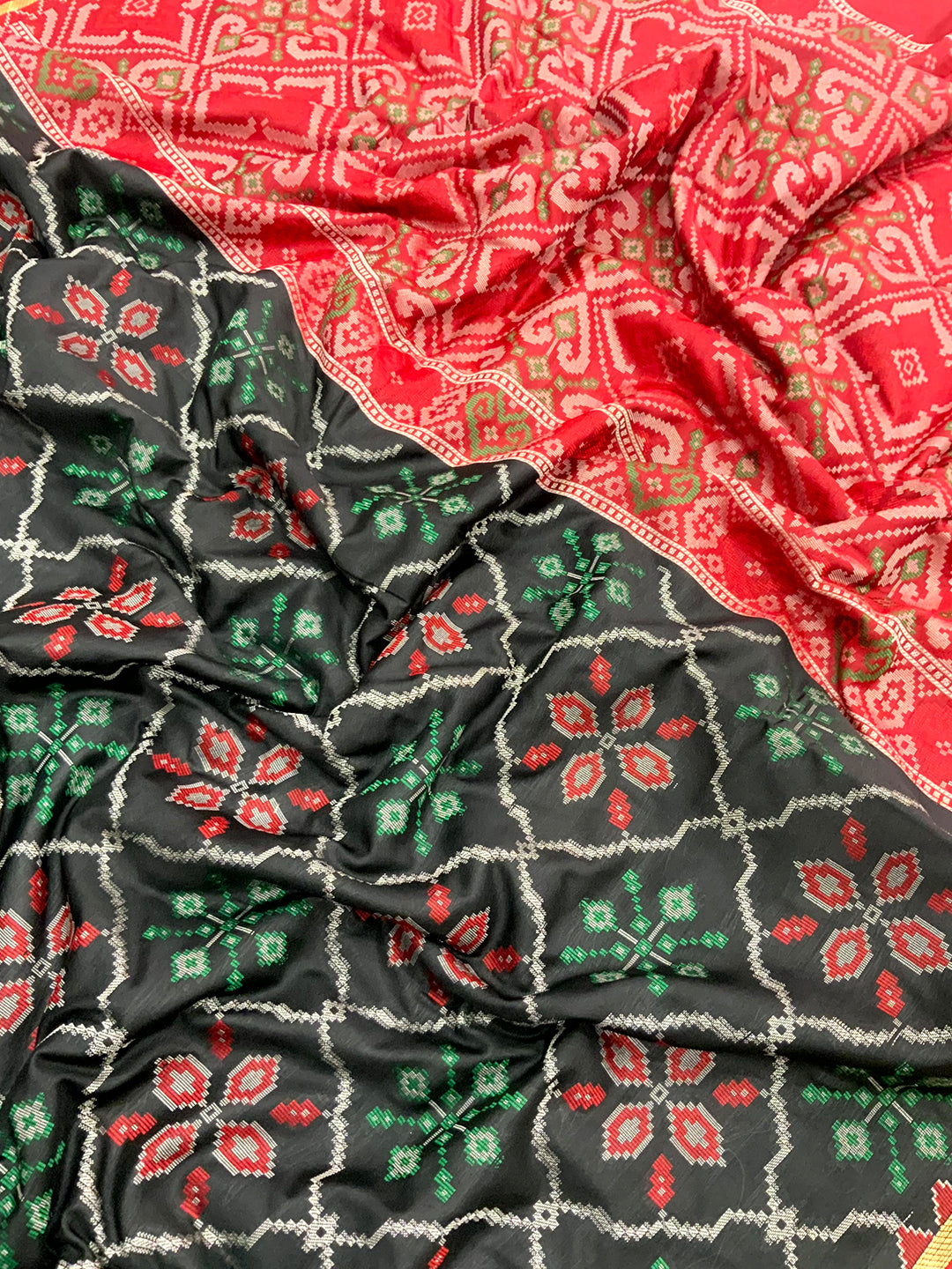 Opulent Pochampally Patola Silk Saree