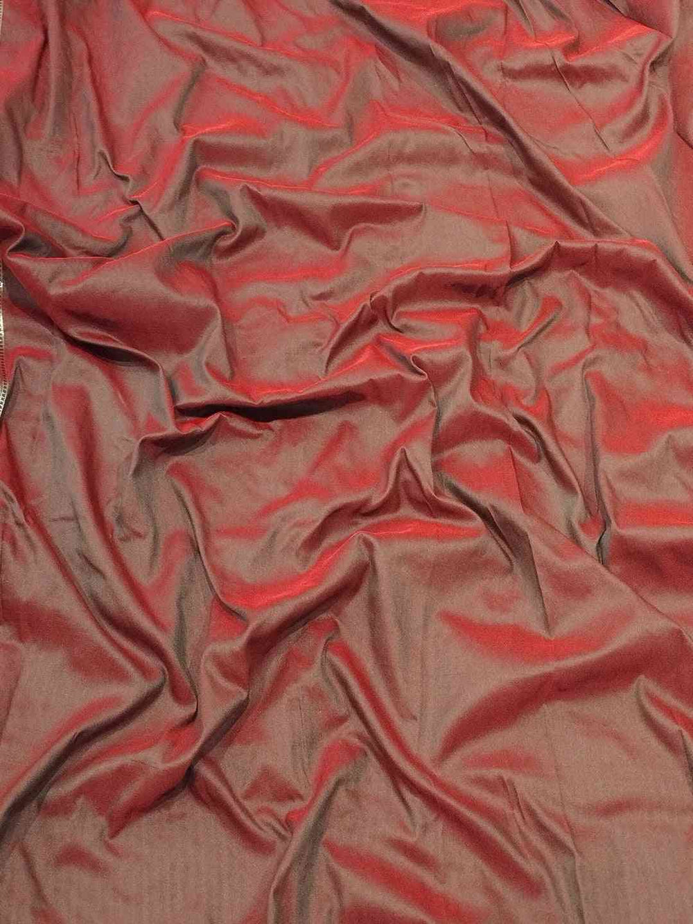 Close-up of pink Paithani silk saree fabric
