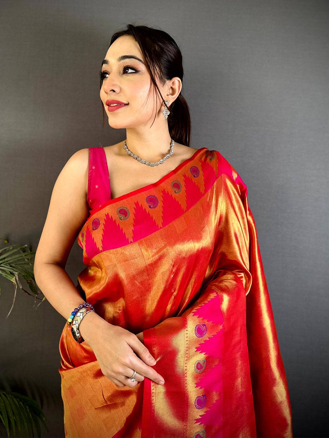Royal Radiance Tissue Kanjivaram Saree