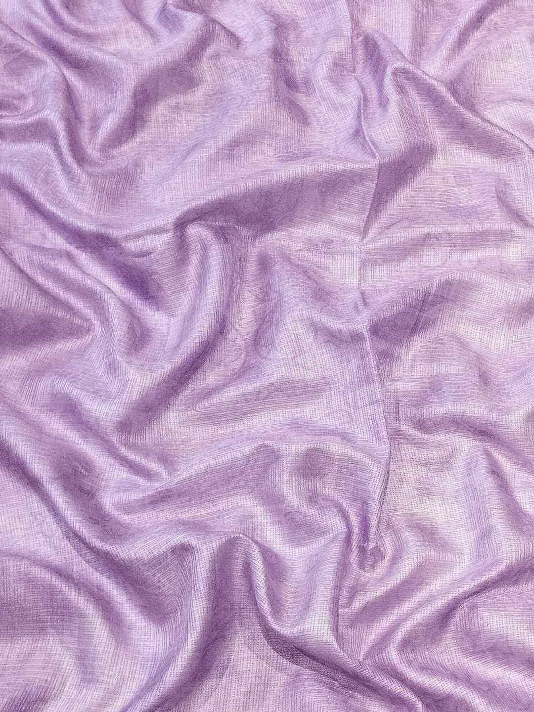 Lavender Kota fabric with subtle texture