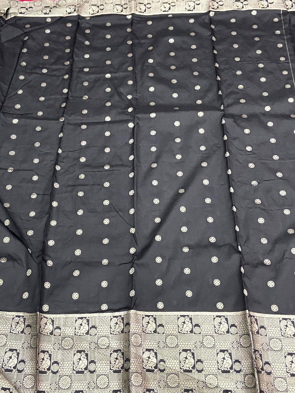 Majestic Black Kanjivaram Silk Saree