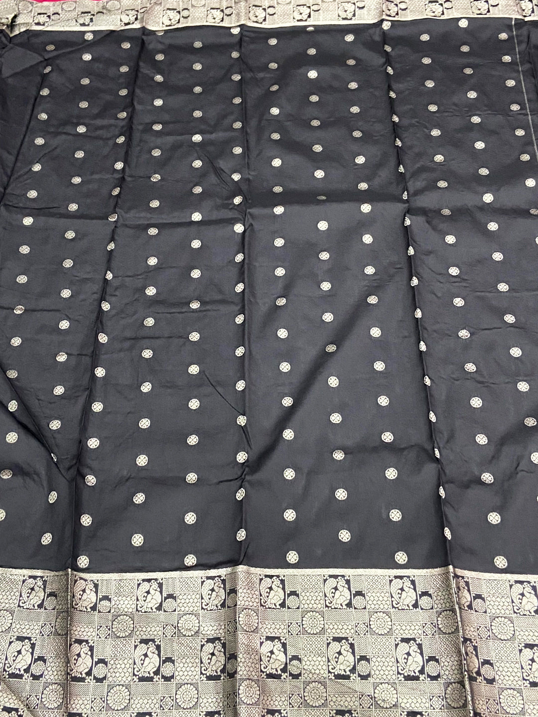 Majestic Black Kanjivaram Silk Saree
