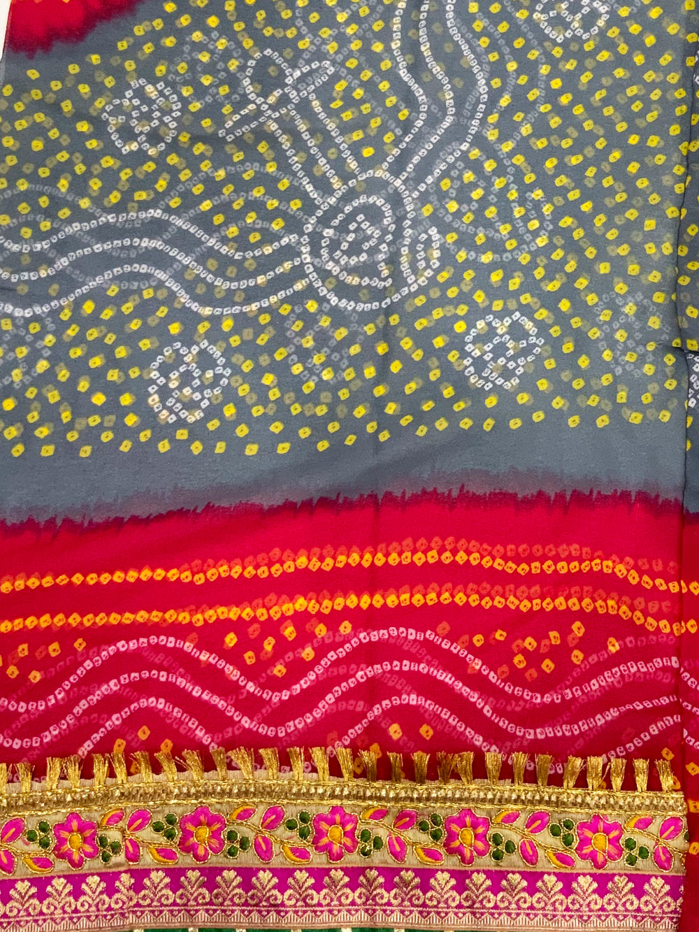 Festive Foil Fantasy Bandhej Saree
