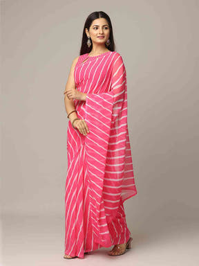  Lehriya Soft Georgette Digital Print Saree