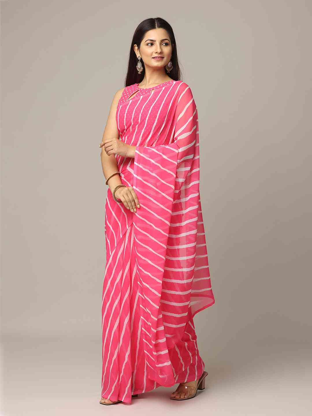  Lehriya Soft Georgette Digital Print Saree