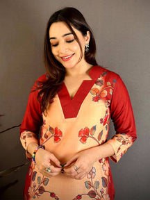 Heritage Kalamkari Mul Kurti