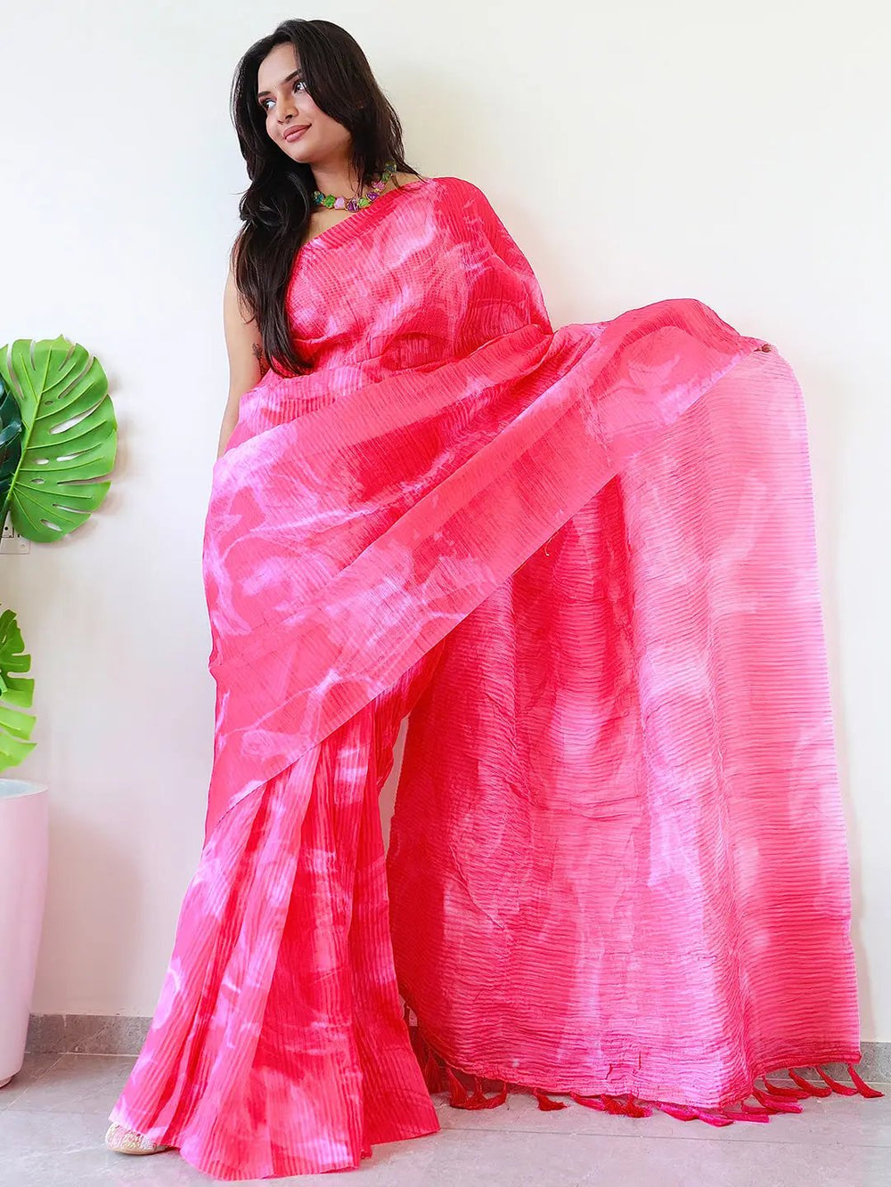 Multy Colored Print Bollywood Saree 