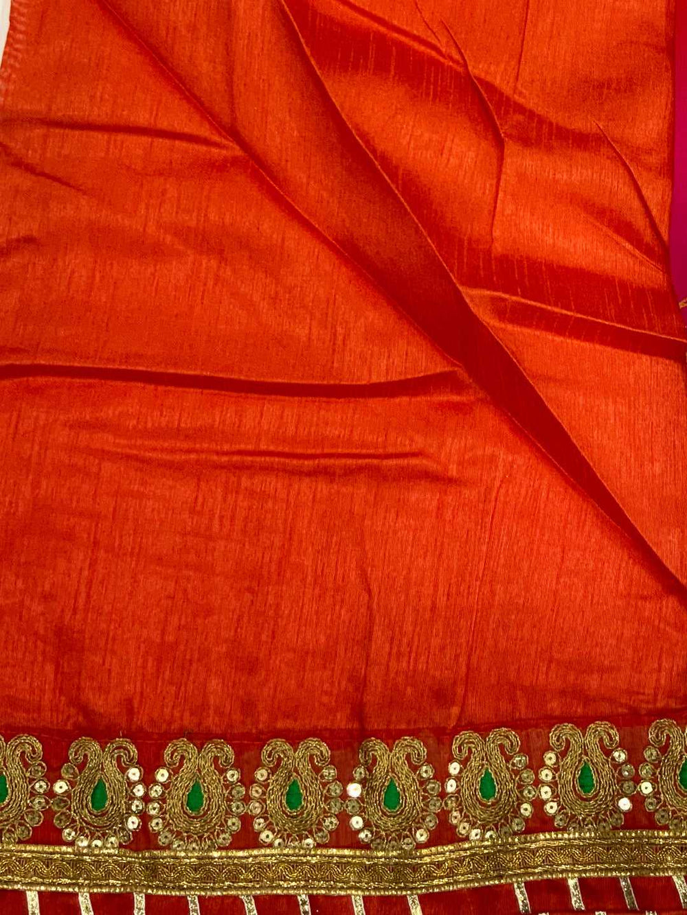 Ethereal Chinnon Chiffon Foil Bandhej Saree