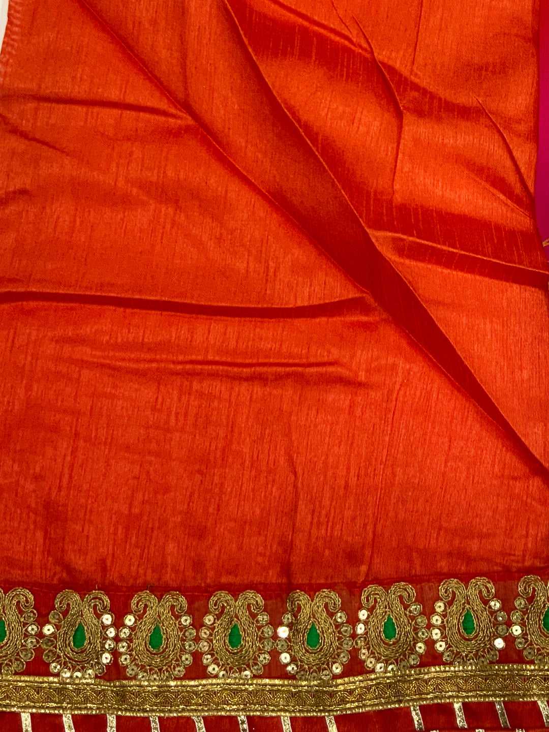 Ethereal Chinnon Chiffon Foil Bandhej Saree