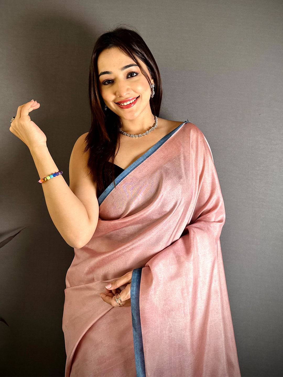Heritage Kerala Print Tussar Saree