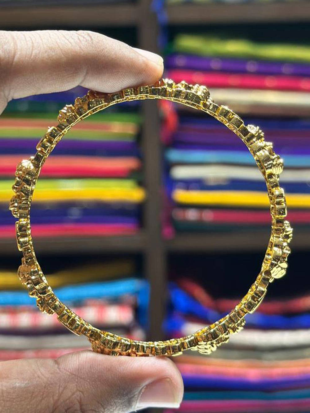 Antique Gold Heritage Bangle

