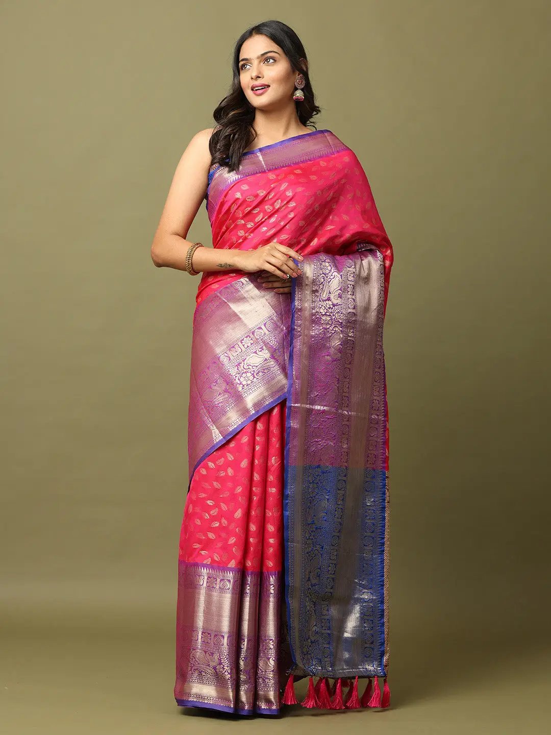 Banarasi Pattu Self Zari Weaving Saree