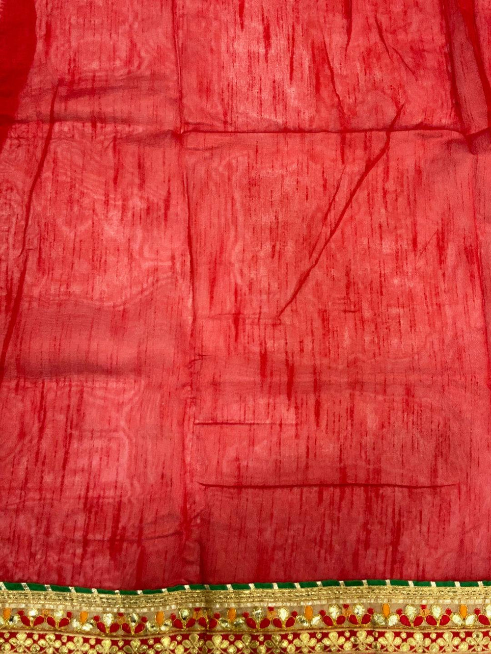 Trendy Chiffon Bandhej Print Foil Work Saree