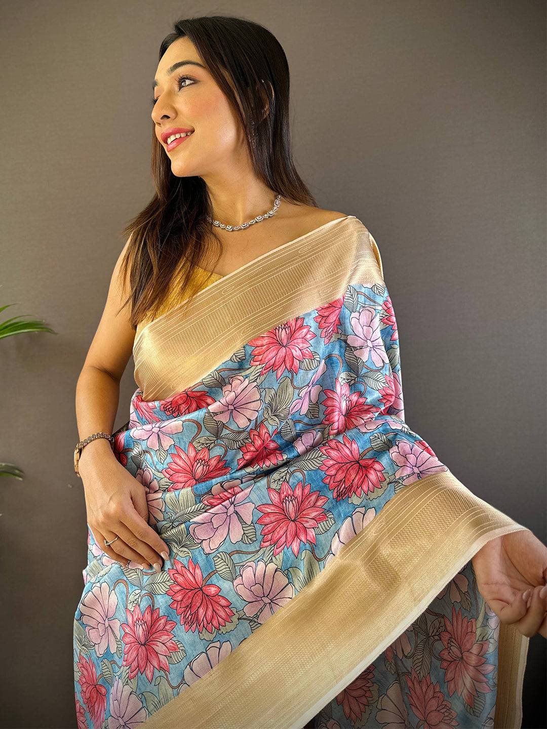 Blossom Paithani Soft Silk Saree