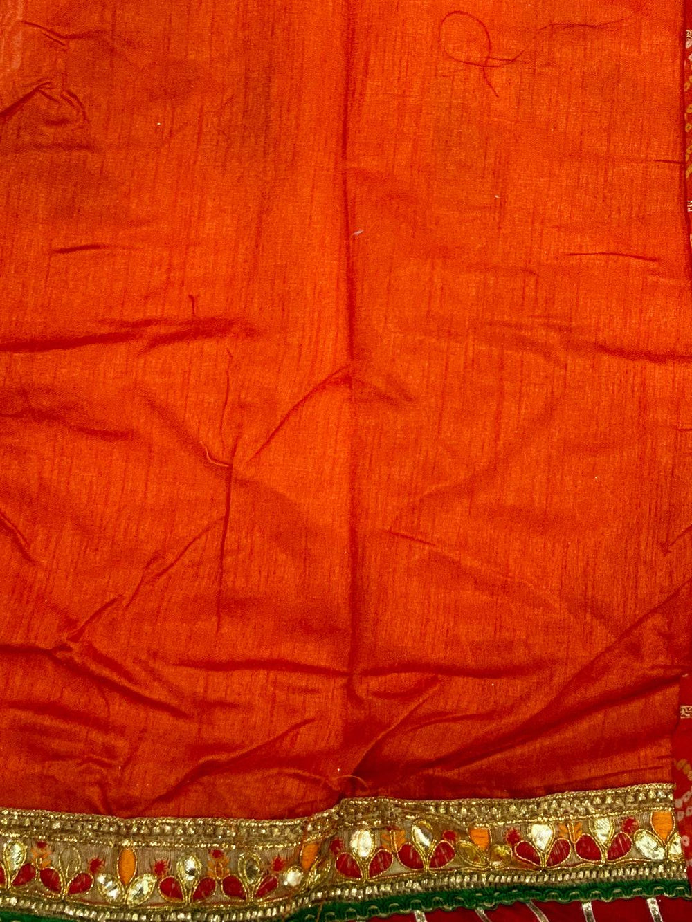 Radiance Bandhej Print Chinnon Chiffon Saree
